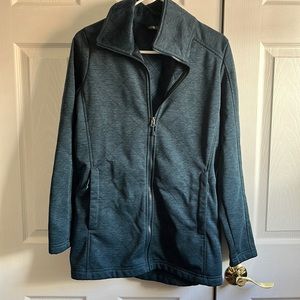 North Face cobalt full zip jacket size Medium